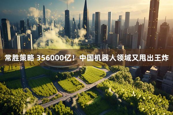 常胜策略 356000亿！中国机器人领域又甩出王炸